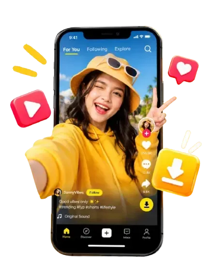 Langkah 2: tempel link video di Snack Video Downloader